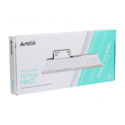 Клавіатура A4Tech FBK25 Wireless White (4711421961578)