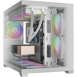 Корпус для ПК Gamdias AURA GC10M V2 WH ARGB (4711514503166)