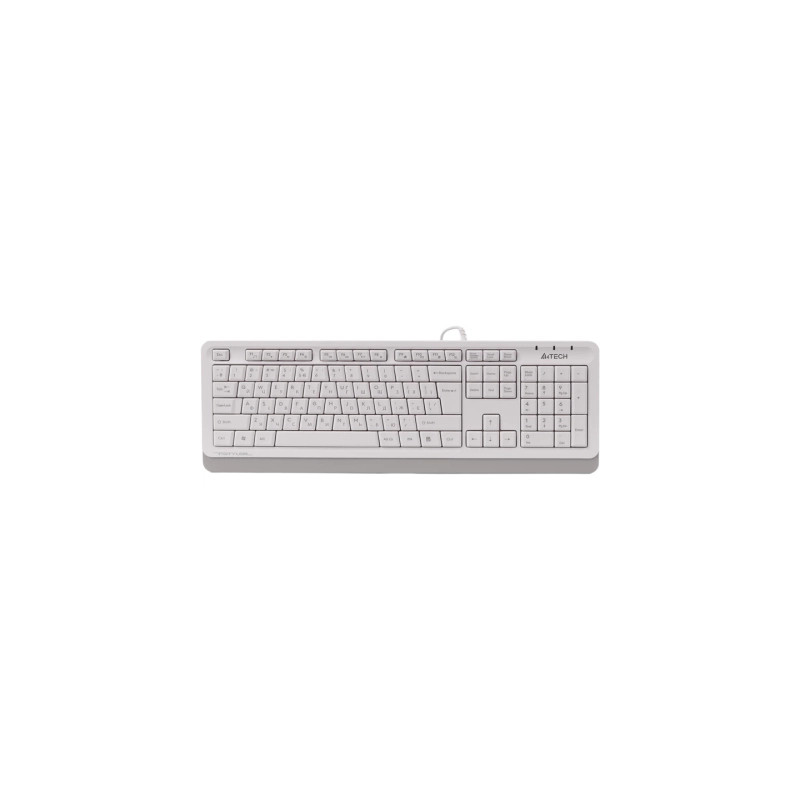 Клавіатура A4Tech FKS10 USB White (4711421963534)