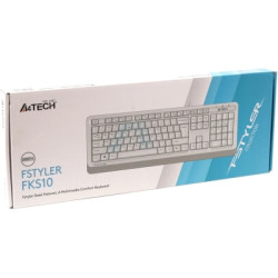 Клавіатура A4Tech FKS10 USB White (4711421963534)