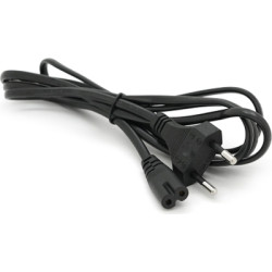 Кабель живлення C7 1.8m 0.5mm2 black Voltronic (PC-184/2 CEE7/16-C7-CCA18)