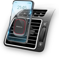 Універсальний автотримач Defender CH-129 червоний, магніт, на решітку вентиляції (29130)