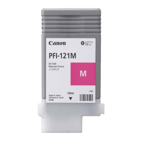 Картридж Canon PFI-121M magenta 130ml TM 255/350/355 (6267C001)