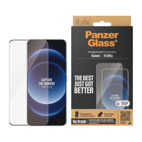 Скло захисне PANZERGLASS Xiaomi 14 Ultra Ultra-Wide Fit (PG_8074)