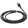 Дата кабель USB 2.0 AM to Lightning 1.0m 2.4A black BOROFONE (6931474743893)