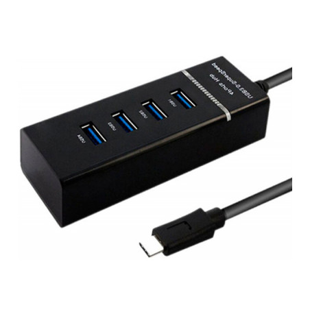 Концентратор Maiwo USB Type-C to 4х USB3.0 cable 29 cm (KH303)