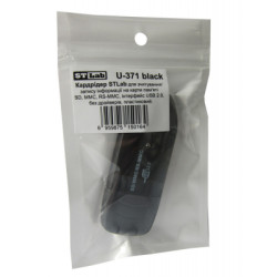 Зчитувач флеш-карт ST-Lab SD/ SDHC/ MMC /RS-MMC (U-371 black)
