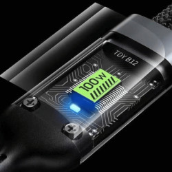 Дата кабель USB 2.0 AM to Lightning + Micro 5P + USB-C 1.2m 100W nylon black XoKo (SC-3100)