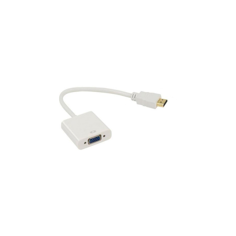 Перехідник ST-Lab HDMI male - VGA F (без додаткових кабелей) (U-990 Pro BTC white)