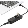Концентратор Dynamode USB 3.0 Type-A - RJ45 Gigabit Lan, 3*USB 3.0 (USB3.0-Type-A-RJ45-HUB3)