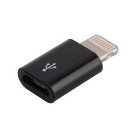 Перехідник Lightning to Micro USB Lapara (LA-Lightning-MicroUSB-adaptor black)