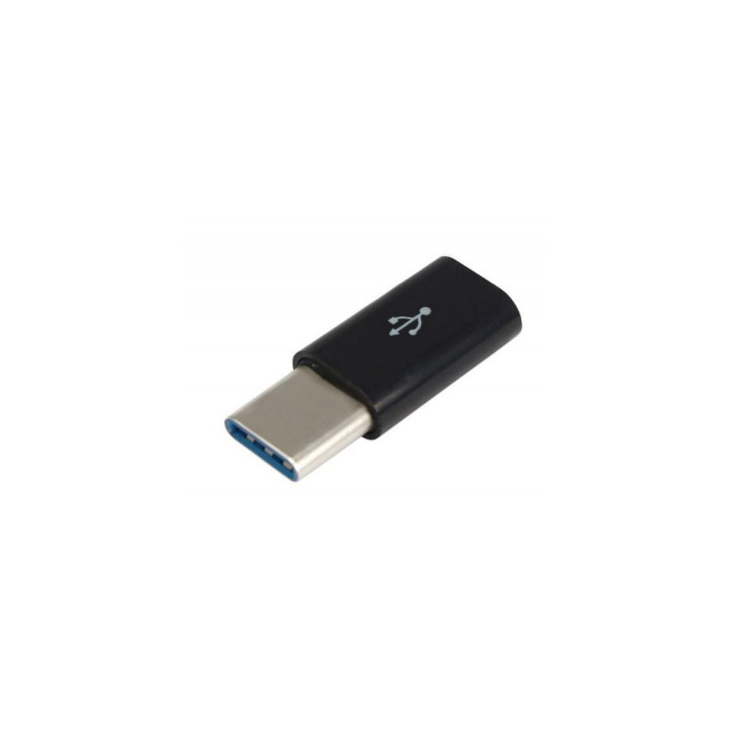 Перехідник Type-C to Micro USB Lapara (LA-Type-C-MicroUSB-adaptor black)