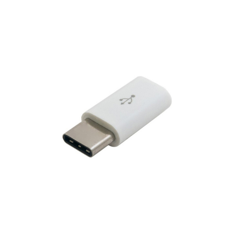 Перехідник Lapara USB 3.1 Type-C male to Micro USB female OTG (LA-Type-C-MicroUSB-adaptor white)