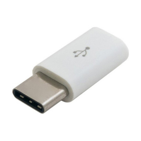 Перехідник Lapara USB 3.1 Type-C male to Micro USB female OTG (LA-Type-C-MicroUSB-adaptor white)