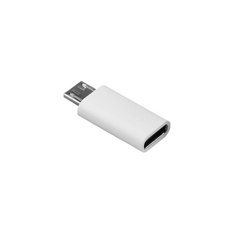 Перехідник Lapara Micro USB Male to USB 3.1 Type-C Female white (LA-MaleMicroUSB-TypeC-Female white)