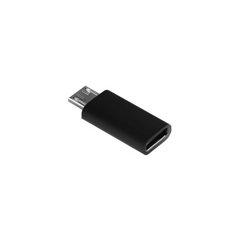 Перехідник Lapara Micro USB Male to USB 3.1 Type-C Female black (LA-MaleMicroUSB-TypeC-Female black)