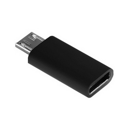 Перехідник Lapara Micro USB Male to USB 3.1 Type-C Female black (LA-MaleMicroUSB-TypeC-Female black)