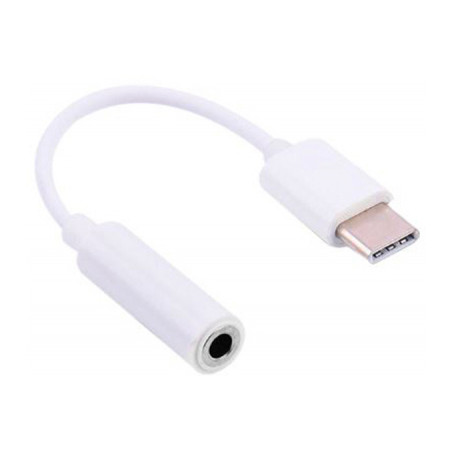 Перехідник Lapara USB Type-C Male - Audio AUX mini jack 3,5 mm Female (LA-Type-C-Audio-3.5mm white)
