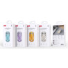 Мишка XO M12 Wireless Transparent/Pink (M12 Purple)