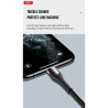 Дата кабель USB 2.0 AM to Lightning 1.0m 2A zinc alloy black XO (NB138-L-1-BK)