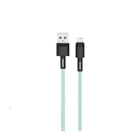 Дата кабель USB 2.0 AM to Lightning 1.0m 5A green XO (NB166-L-1-GR)