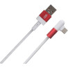 Дата кабель USB 2.0 AM to Micro 5P 1.0m 2.4A 90° corner white XO (NB152-M-1-WH)