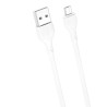 Дата кабель USB 2.0 AM to Micro 5P 1.0m 2.1A white XO (NB200-M-WH)