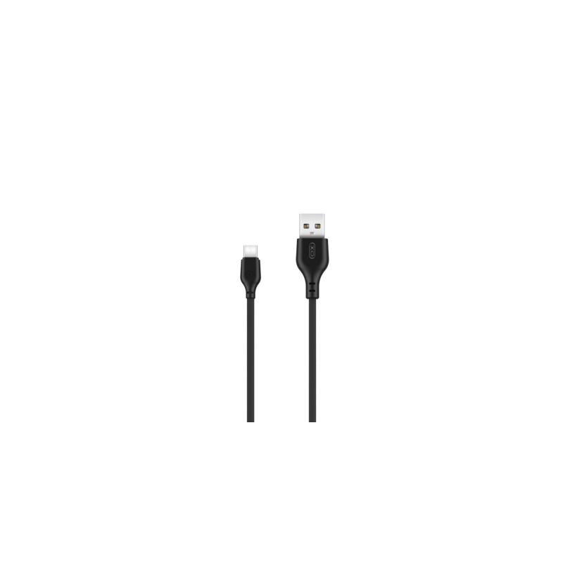 Дата кабель USB 2.0 AM to USB-C 2.0m 2.1A black XO (XO-NB103-TC-2-BK)