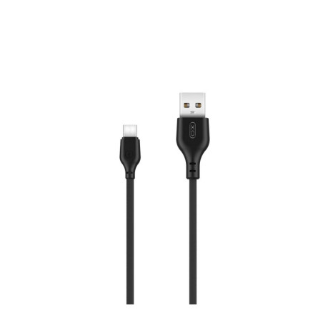 Дата кабель USB 2.0 AM to USB-C 2.0m 2.1A black XO (XO-NB103-TC-2-BK)