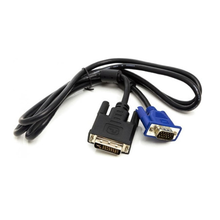 Кабель мультимедійний DVI M to VGA M 1.0m 24+5pin PowerPlant (CA911981)