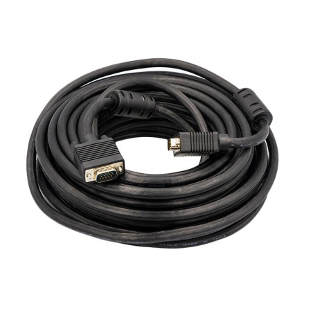 Кабель мультимедійний VGA M to VGA M 15.0m PowerPlant (CA911035)
