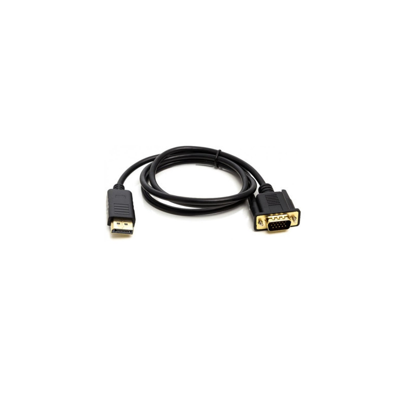 Кабель мультимедійний DisplayPort M to VGA M 1.0m PowerPlant (CA911882)