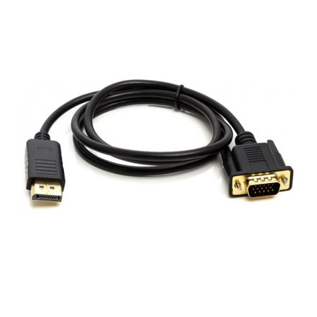 Кабель мультимедійний DisplayPort M to VGA M 1.0m PowerPlant (CA911882)