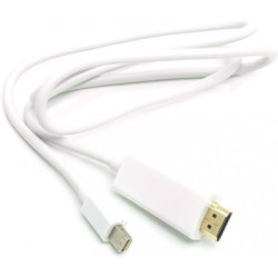 Кабель мультимедійний miniDisplayPort M to HDMI M 1.0m PowerPlant (CA912131)