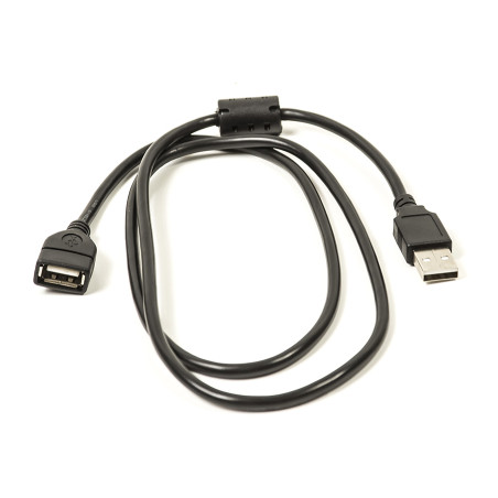 Дата кабель USB 2.0 AM/AF 1.0m ferrite PowerPlant (CA910694)