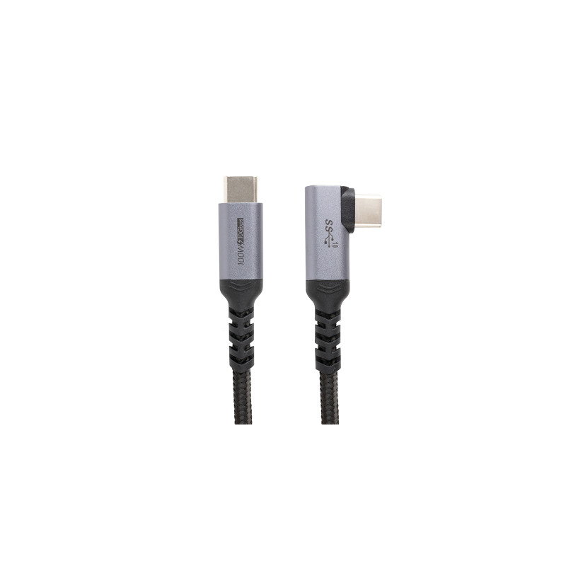 Дата кабель USB-C to USB-C 1.0m 10Gbps, 100W, 20V/ 5A, 4K/ 60HZ angel USB3.1 PowerPlant (CA913329)