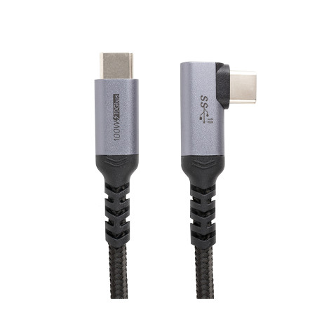 Дата кабель USB-C to USB-C 1.0m 10Gbps, 100W, 20V/ 5A, 4K/ 60HZ angel USB3.1 PowerPlant (CA913329)
