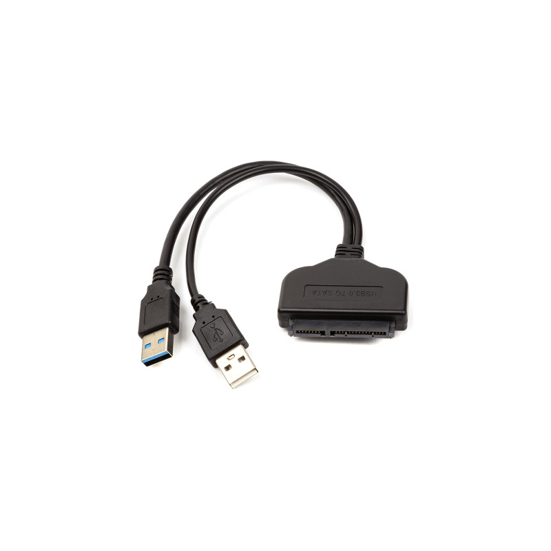Перехідник 2*USB 3.0 to SATA III, 15 cm PowerPlant (CA913138)