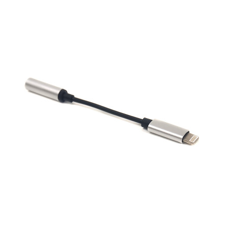 Перехідник Lightning to Jack 3.5 mm, 0.1 m PowerPlant (CA910366)