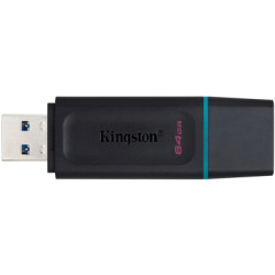 USB флеш накопичувач Kingston 2x64GB DT Exodia Black+Blue USB 3.2 (в Блістері 2шт) (DTX/64GB-2P)
