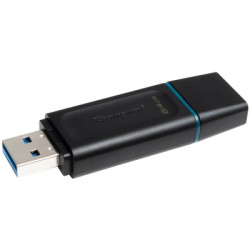 USB флеш накопичувач Kingston 2x64GB DT Exodia Black+Blue USB 3.2 (в Блістері 2шт) (DTX/64GB-2P)