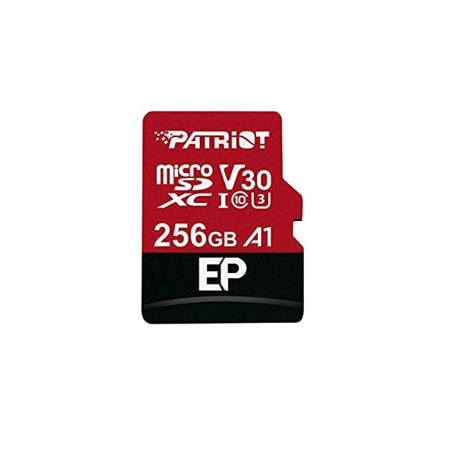 Карта пам'яті Patriot 256GB microSDXC class 10 UHS-I/U3 EP A1 (PEF256GEP31MCX)