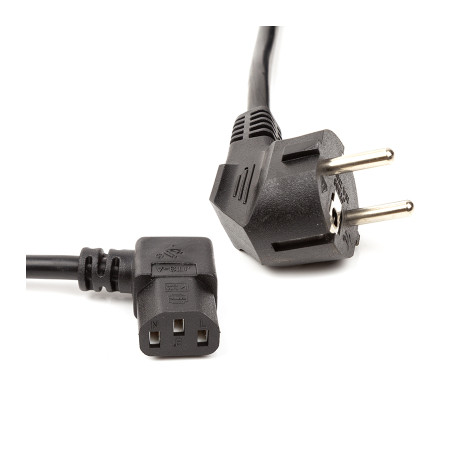 Кабель живлення C13 2.0m 90° corner PowerPlant (CC360369)