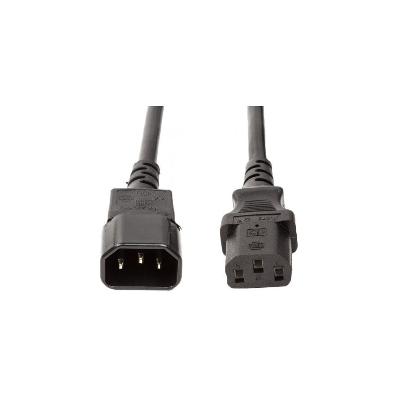 Кабель живлення C13 to C14 2.0m 1.5mm2 PowerPlant (CC360352)