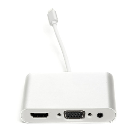 Перехідник Lightning (M) to HDMI, VGA, 3.5mм (F) PowerPlant (CA911929)