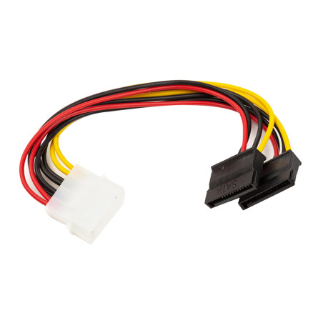 Перехідник Power Molex to 2 SATA 0.15m PowerPlant (CA913060)
