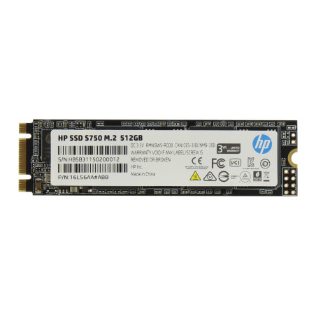 Накопичувач SSD M.2 2280 512GB S750 HP (16L56AA)