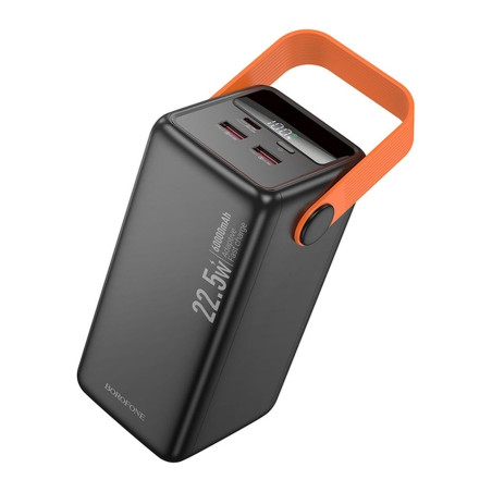 Батарея універсальна BOROFONE 60000mAh BJ66B Magnifico 22.5W PD/20W Black (6941991115165)