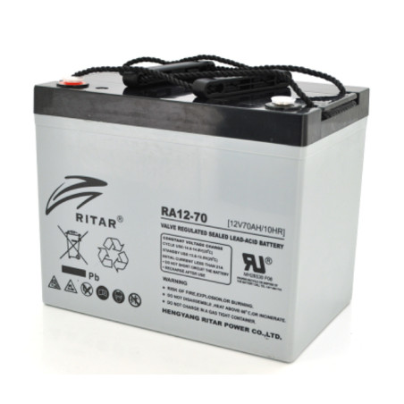 Батарея до ДБЖ Ritar 12V-70Ah (RA12-70)