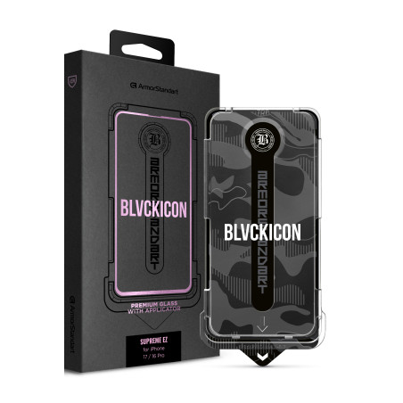 Скло захисне Armorstandart Icon Supreme EZ Apple iPhone 17 / 16 Pro Black (ARM86410)